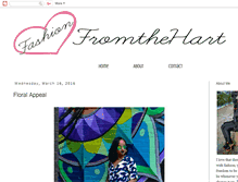 Tablet Screenshot of fashionfromthehart.com